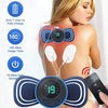 Electric EMS Foot massager & Mini Massager 2 in 1  For Men & Women Mat/Pad/Patch -  Portable Mini Neck Massager , Improve Blood Circulation & USB Rechargeable.