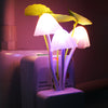 Mushroom Wall Light-control Sensor Night Light Induction Dream Fung Mushroom Lamp Home Bedroom Decoration