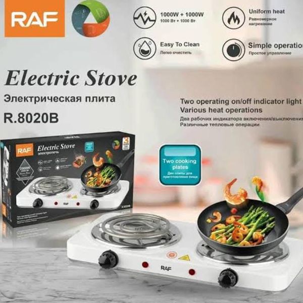 Double Hot Plate and Cooker Electric Stove Hot Plate Premium Brand Raf