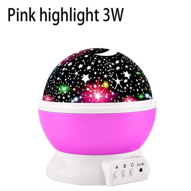 Star Lamp Projector, Starry Sky Projector Night Lamp, Star Moon Lamp Projector, 360 Degree Rotation LED Star Night Light Table Lamp